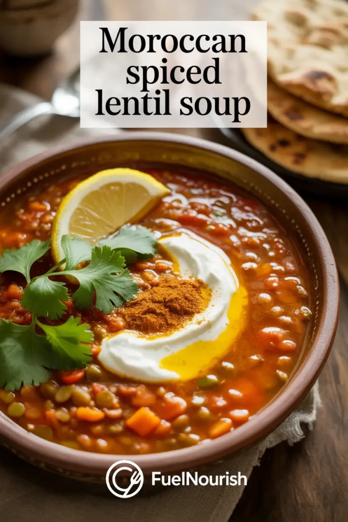 Moroccan Spiced Lentil Soup
