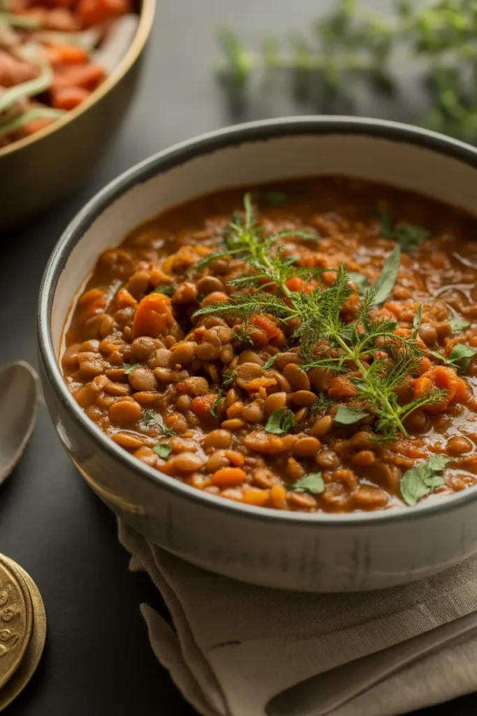 Moroccan Spiced Lentil Stew