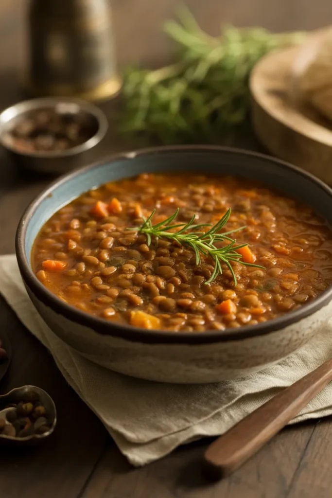 Moroccan Spiced Lentil Stew