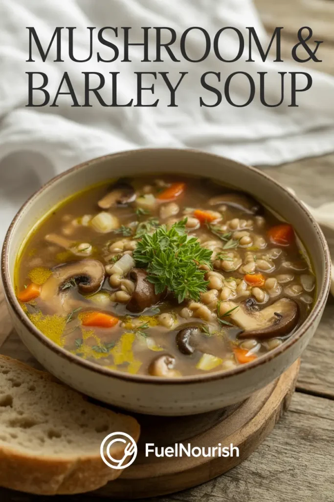 Mushroom & Barley Soup