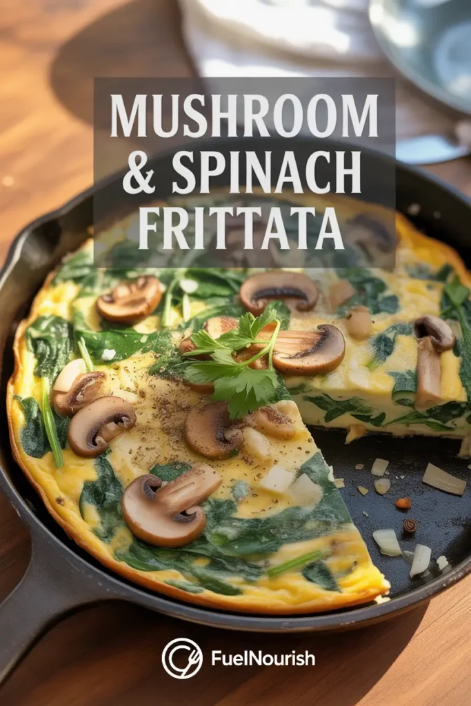 Mushroom & Spinach Frittata