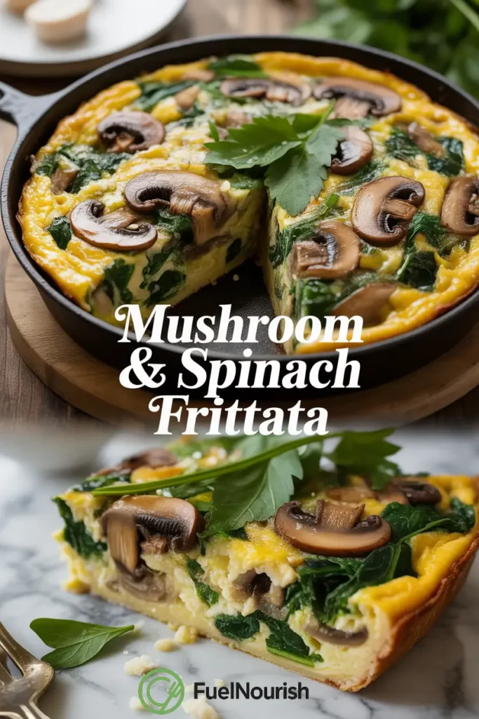 Mushroom & Spinach Frittata
