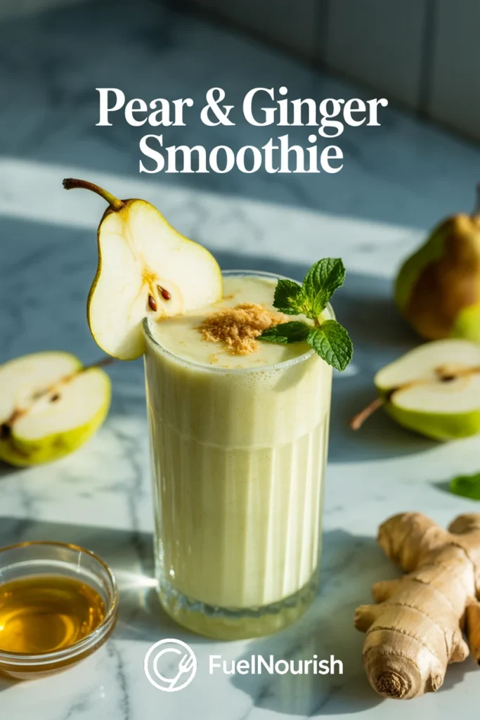 Pear & Ginger Smoothie