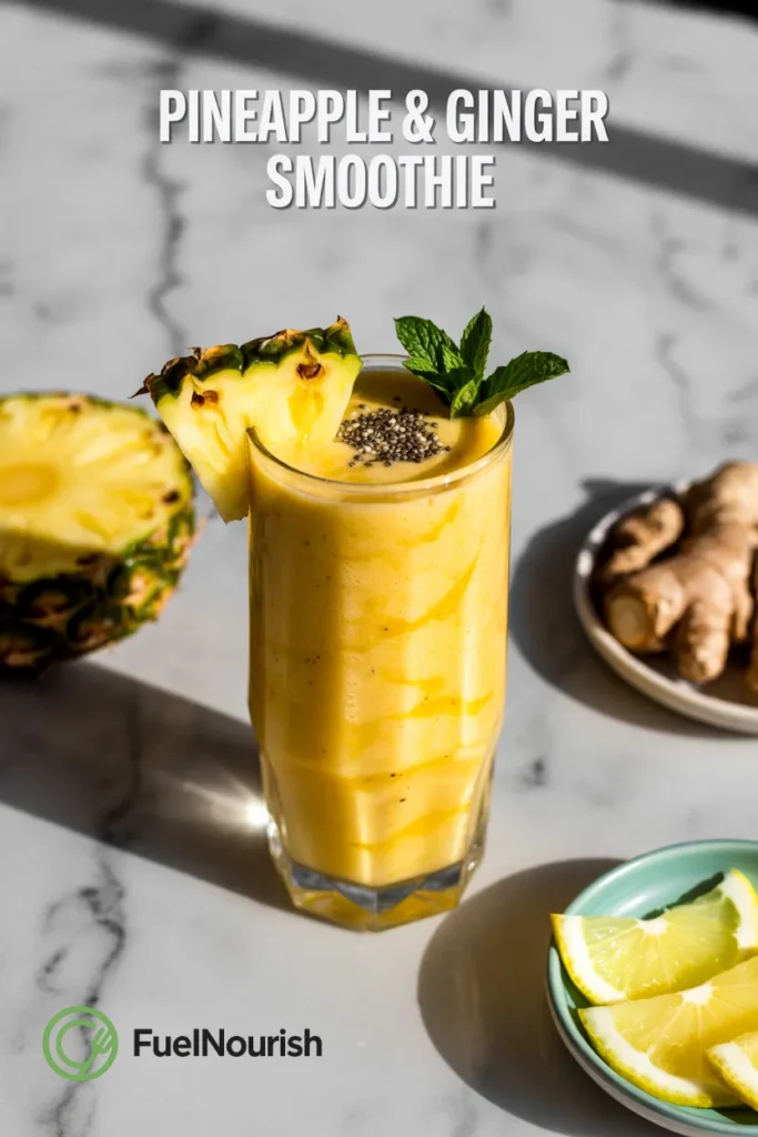 Pineapple & Ginger Smoothie