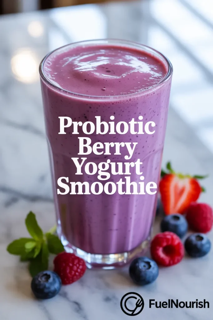 Probiotic Berry Yogurt Smoothie