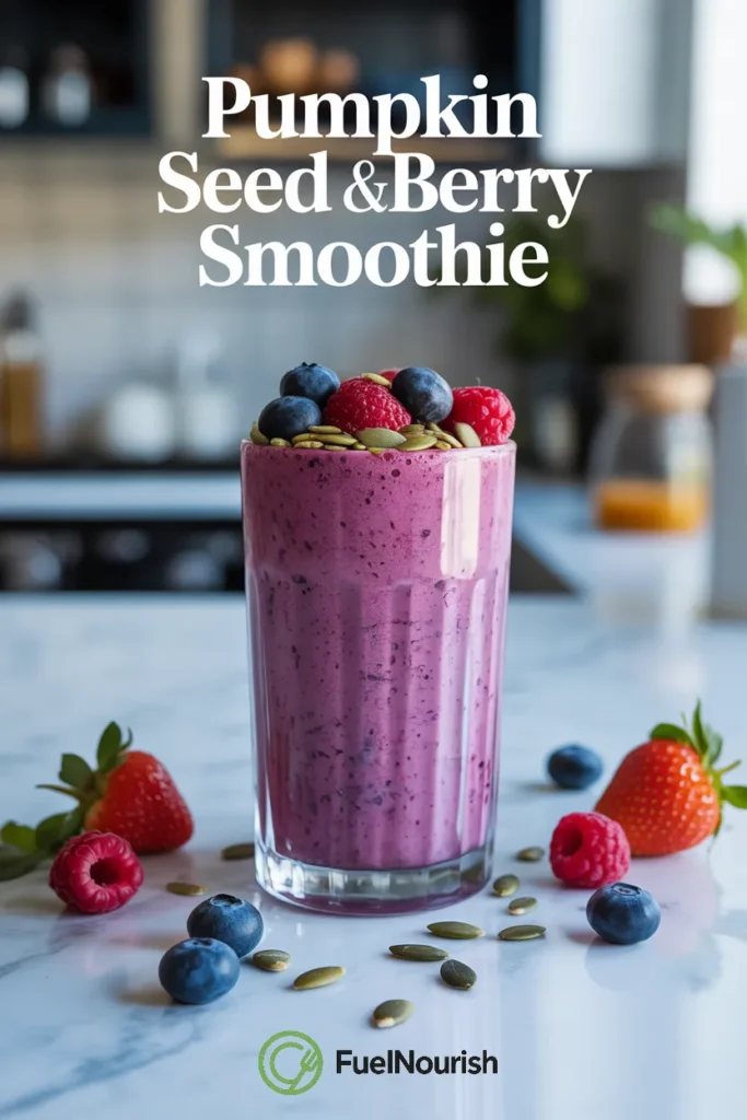 Pumpkin Seed & Berry Smoothie