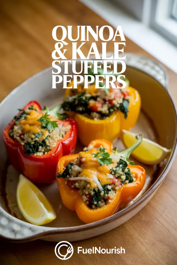 Quinoa & Kale Stuffed Peppers