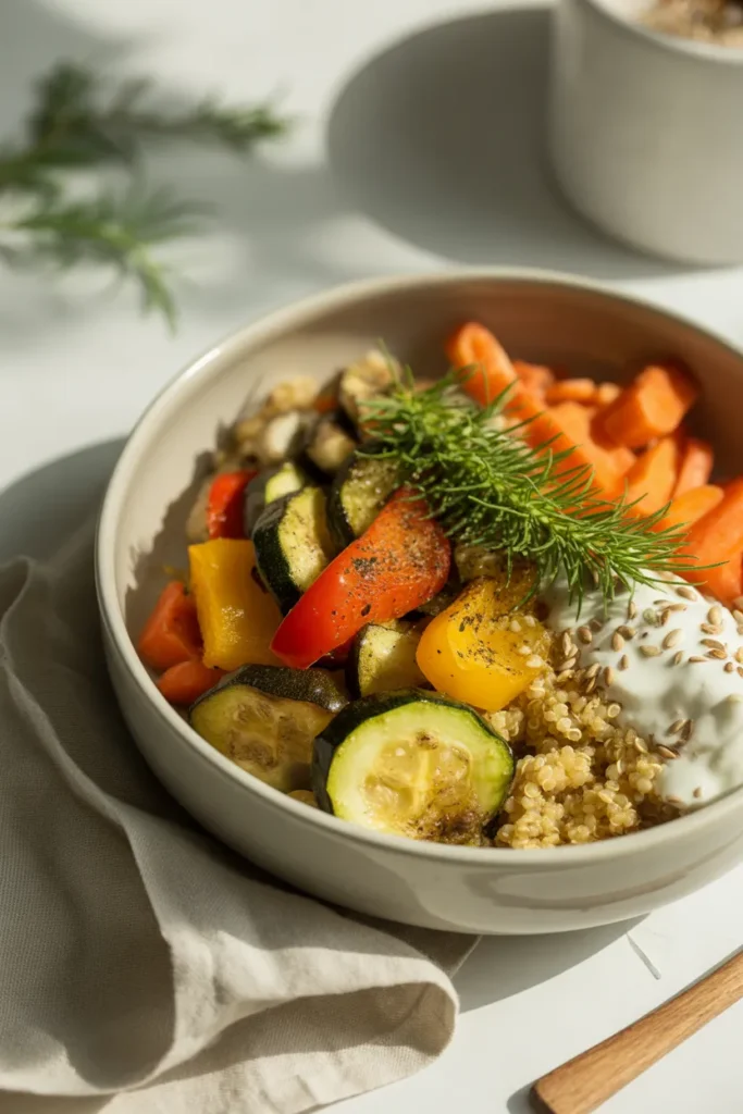 Quinoa & Roasted Veggie Bowl