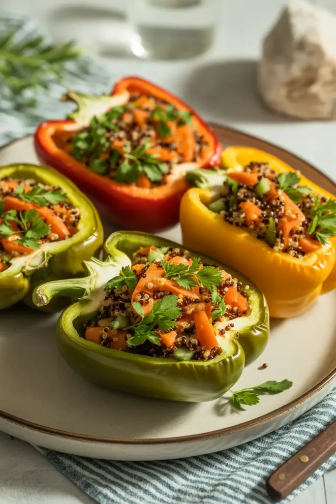 Quinoa Stuffed Bell Peppers