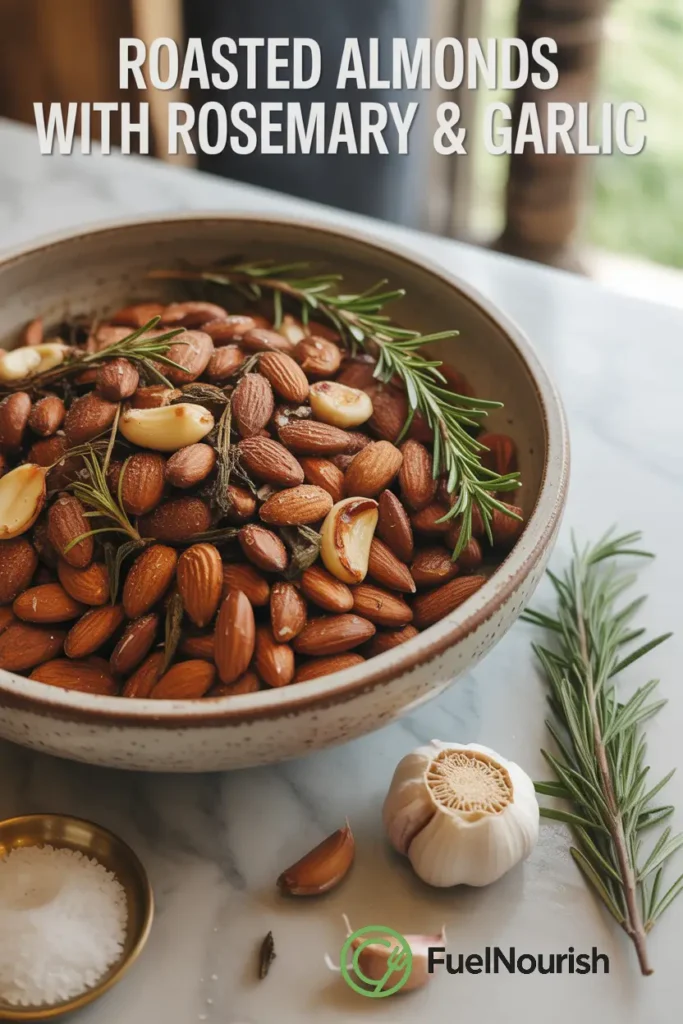 Roasted Almonds with Rosemary & Garlic
