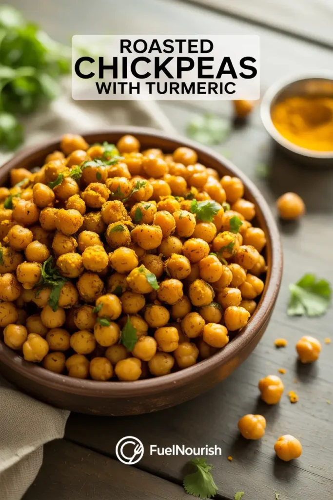 Roasted Chickpeas with Turmeric