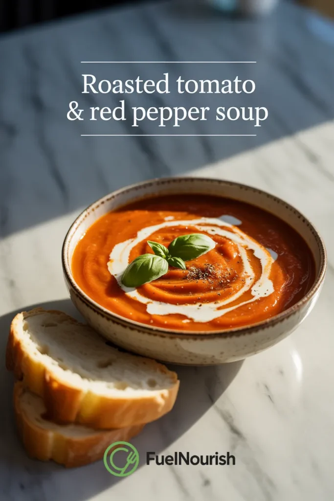 Roasted Tomato & Red Pepper Soup