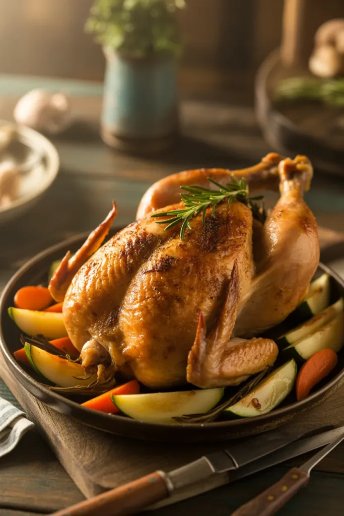 Rosemary & Garlic Roast Chicken