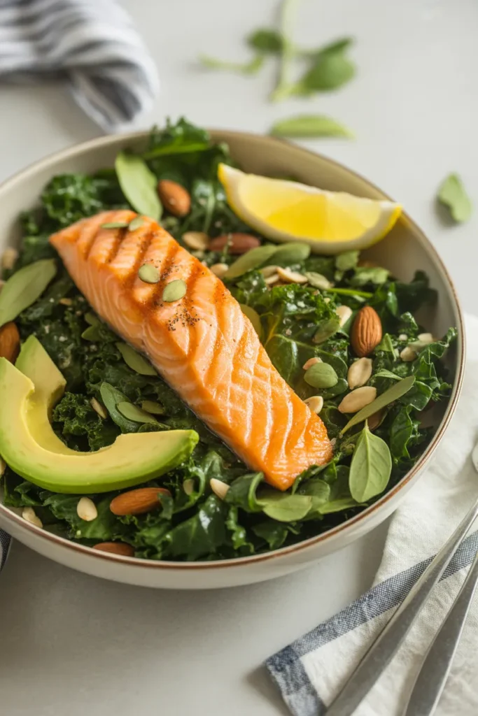 Salmon & Kale Superfood Salad