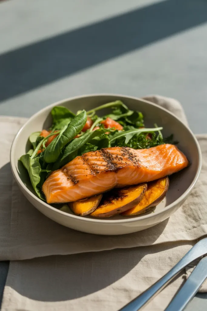 Salmon & Sweet Potato Recovery Bowl
