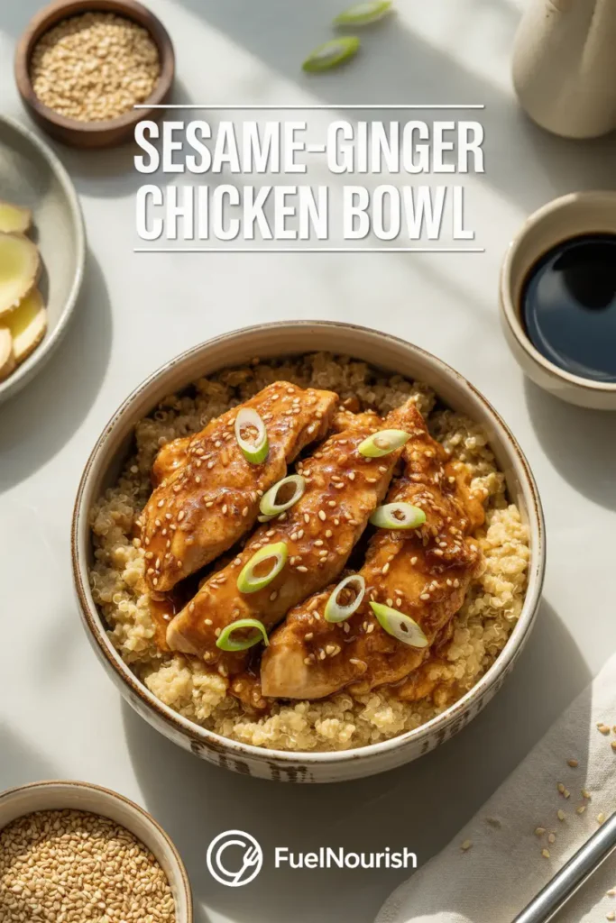 Sesame-Ginger Chicken Bowl