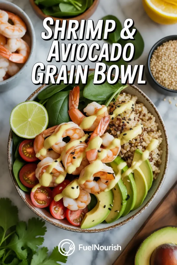 Shrimp & Avocado Grain Bowl
