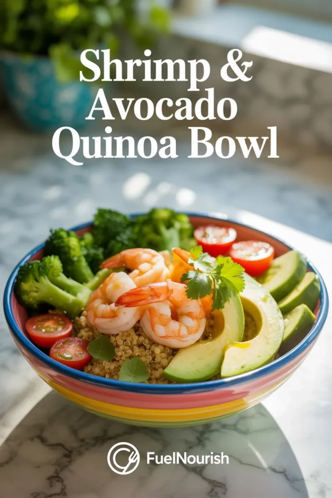 Shrimp & Avocado Quinoa Bowl