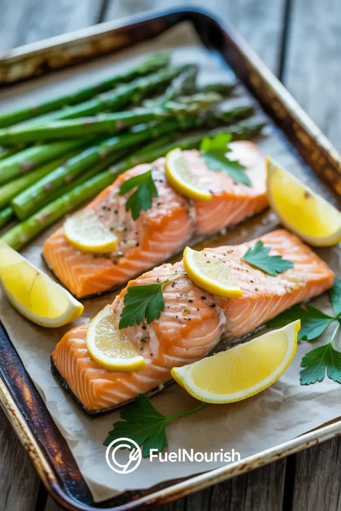 Simple Baked Salmon with Garlic & Lemon
