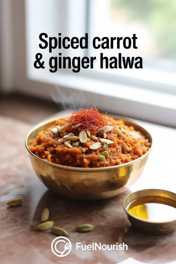 Spiced Carrot & Ginger Halwa