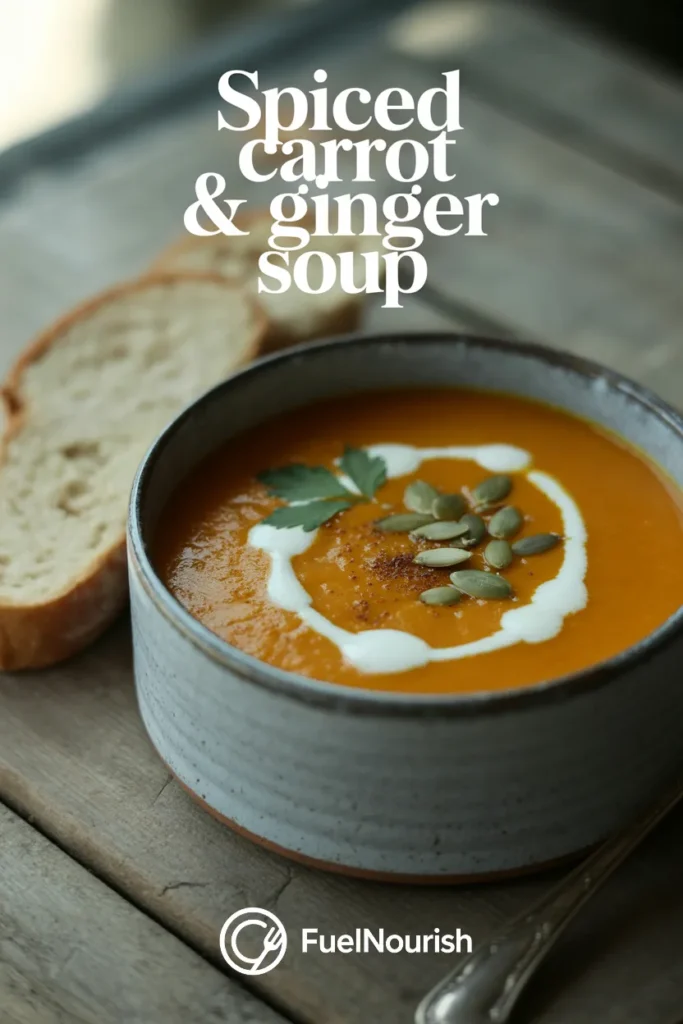 Spiced Carrot & Ginger Soup