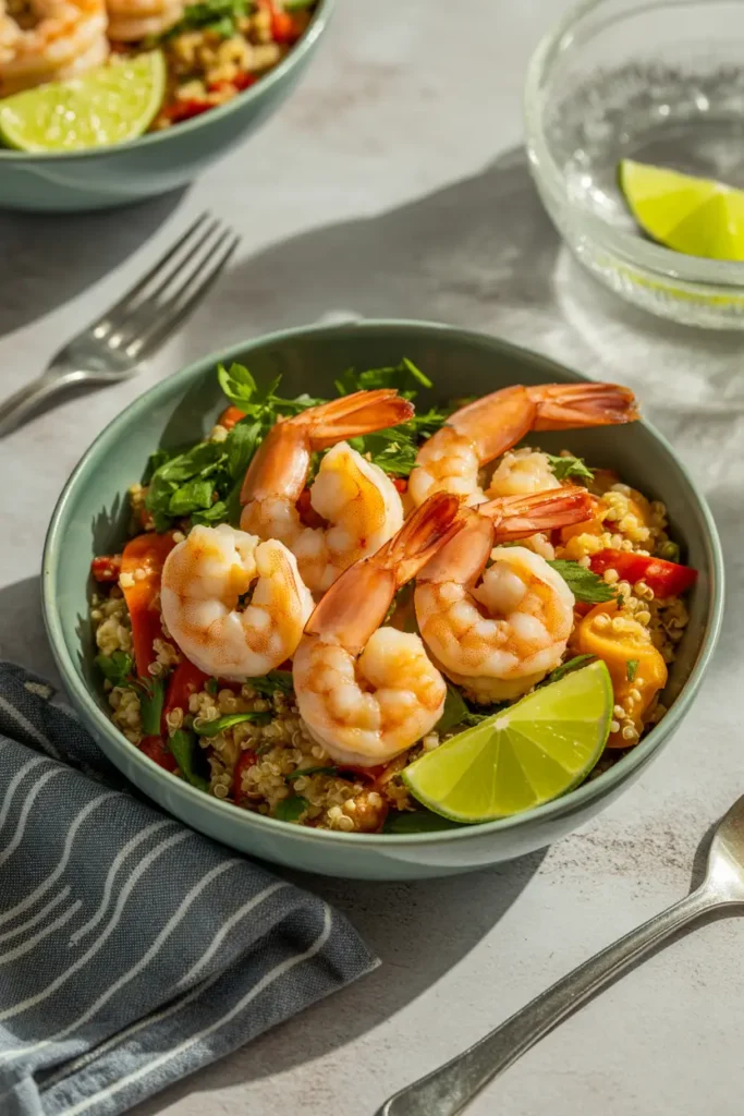 Spicy Shrimp & Quinoa Bowl