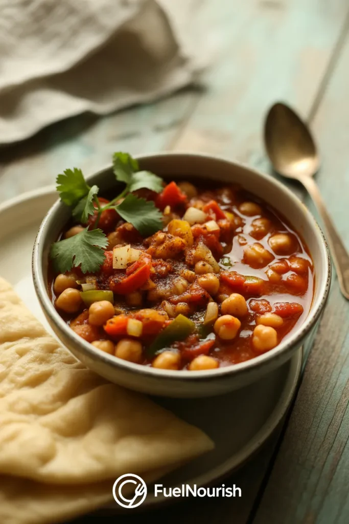 Spicy Tomato & Chickpea Stew with Cumin