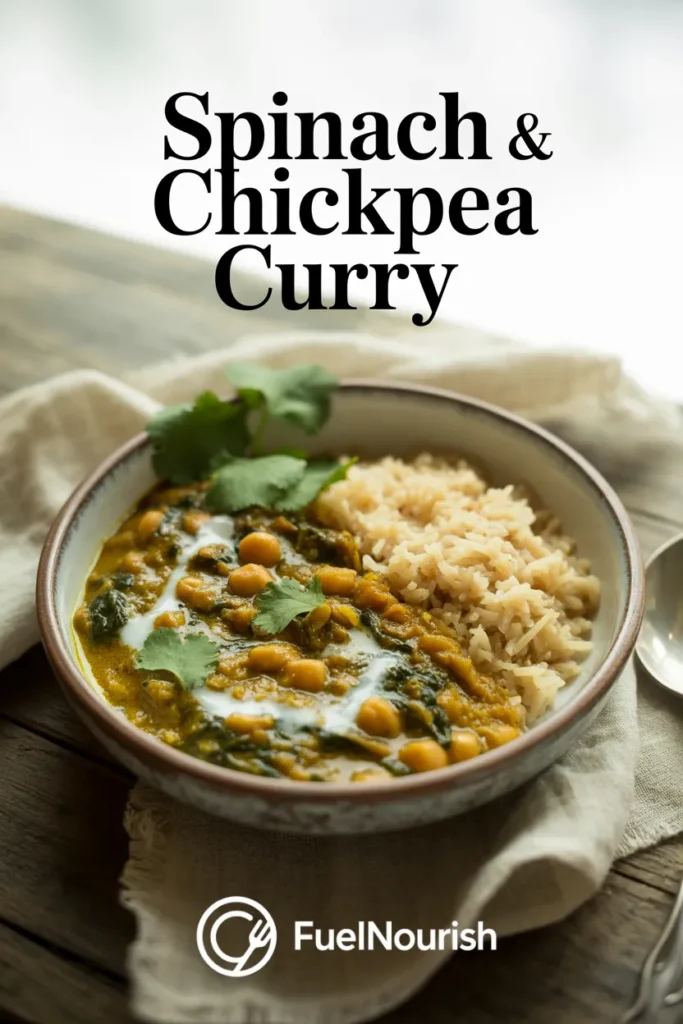 Spinach & Chickpea Curry