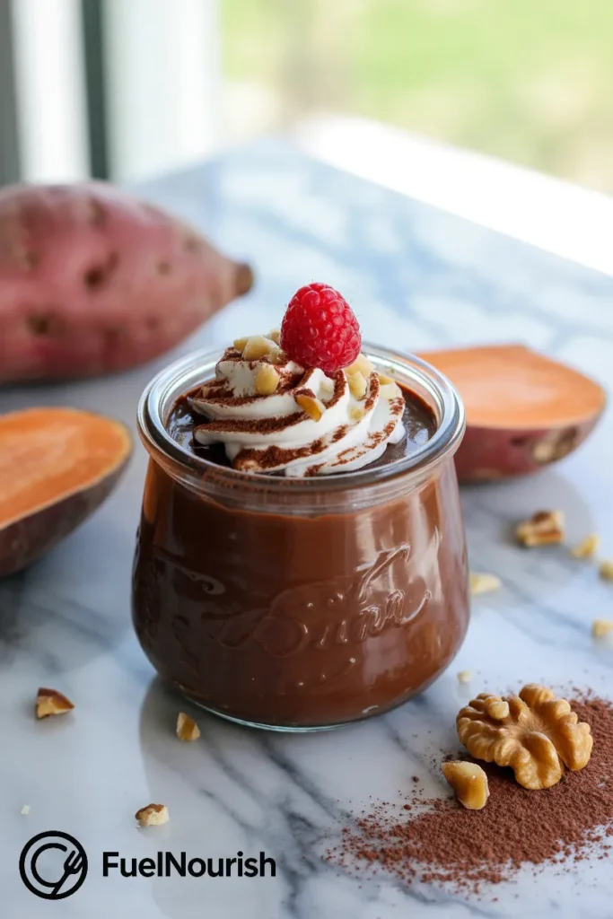 Sweet Potato Chocolate Pudding