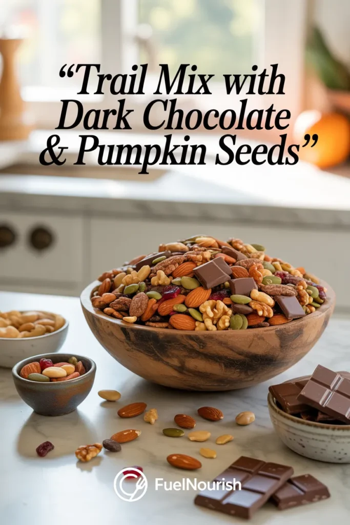 Trail Mix with Dark Chocolate & Pumpkin Seeds
