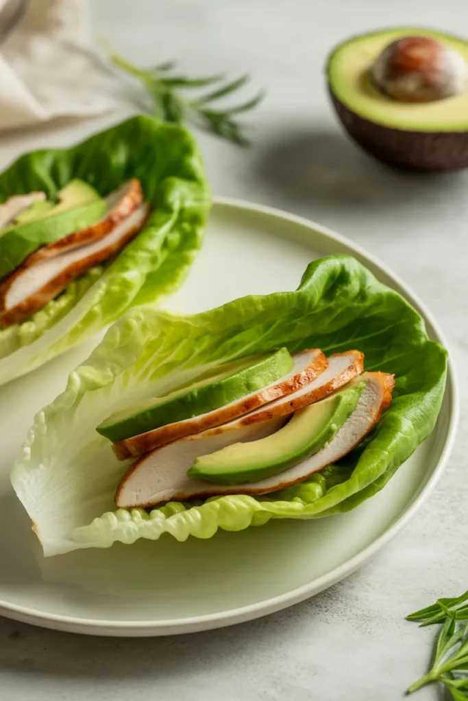 Turkey & Avocado Lettuce Wraps