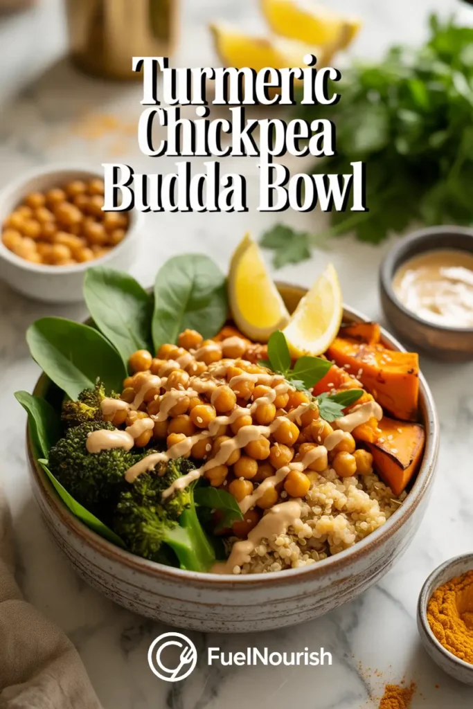 Turmeric Chickpea Buddha Bowl