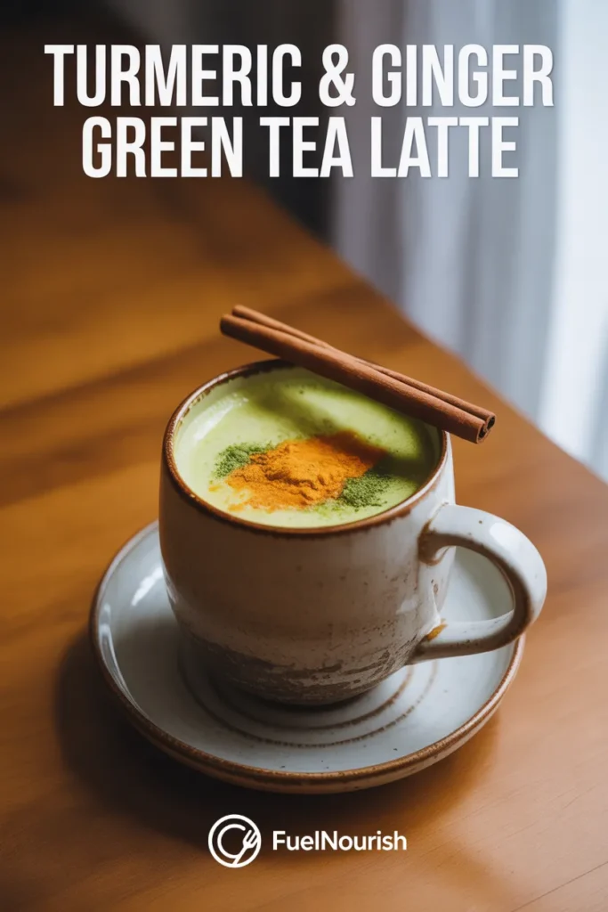 Turmeric & Ginger Green Tea Latte