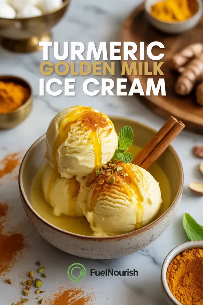 Turmeric Golden Milk Ice Cream