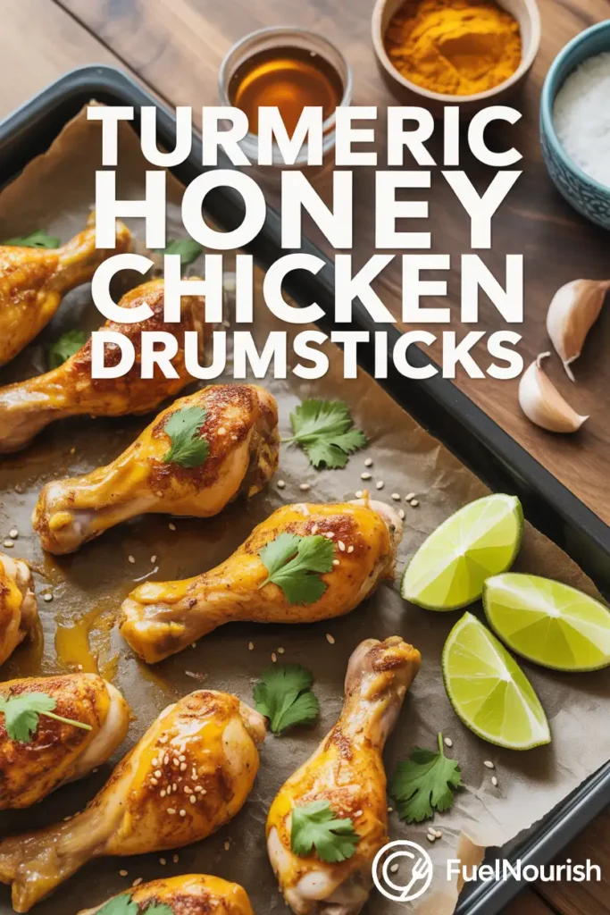 Turmeric Honey Chicken Drumsticks