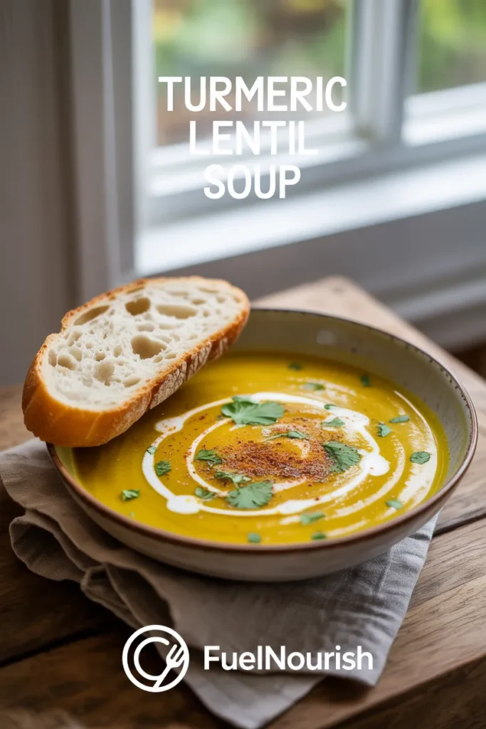 Turmeric Lentil Soup