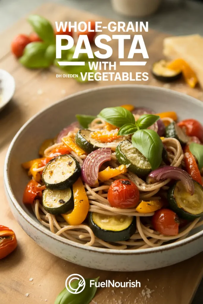 Whole-Grain Pasta with Roasted Vegetables