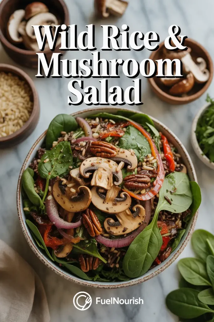 Wild Rice & Mushroom Salad