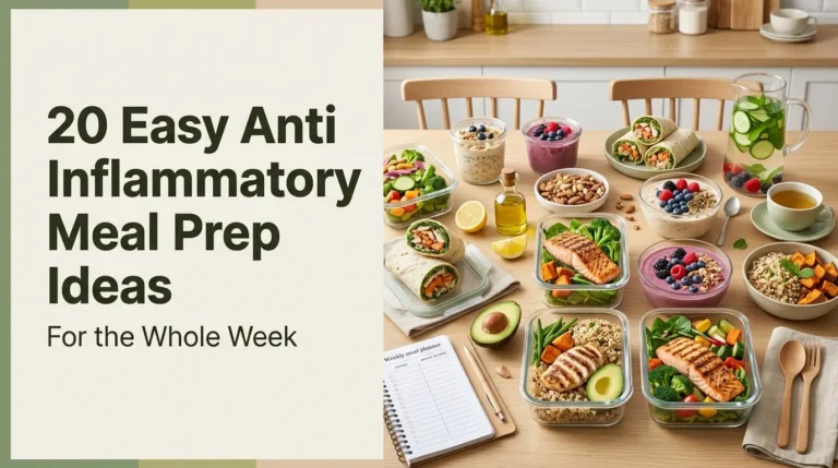 20 Easy Anti Inflammatory Meal Prep Ideas for the Whole Week
