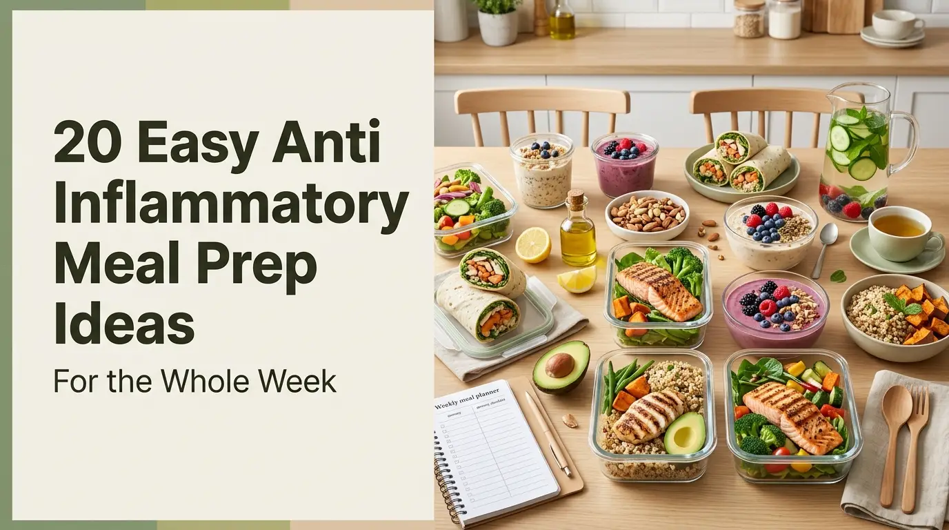20 Easy Anti Inflammatory Meal Prep Ideas for the Whole Week