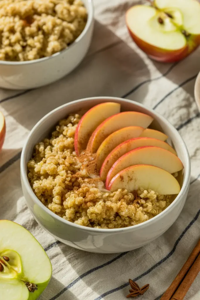 Apple Cinnamon Quinoa Bowl