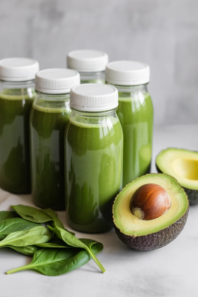 Avocado Spinach Protein Smoothies