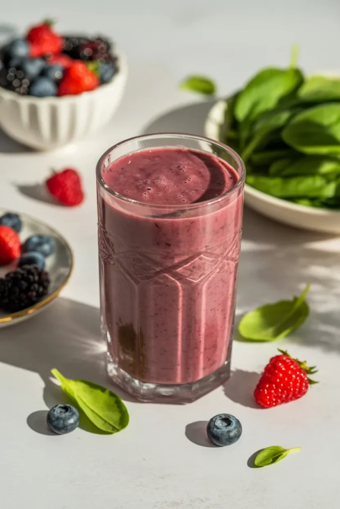 Berry Spinach Smoothie