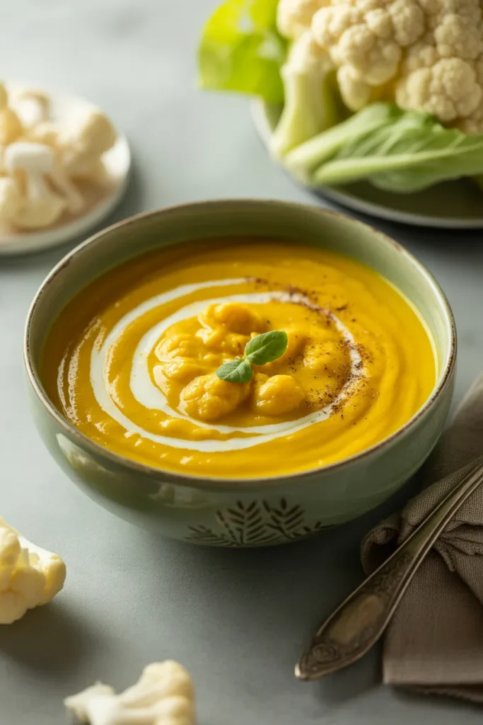 Cauliflower & Turmeric Soup