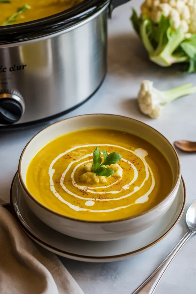 Cauliflower & Turmeric Soup