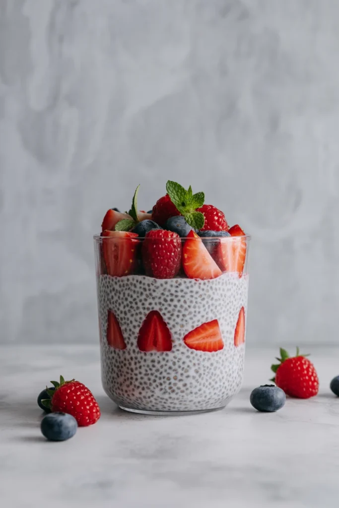 Chia Pudding with Berries
