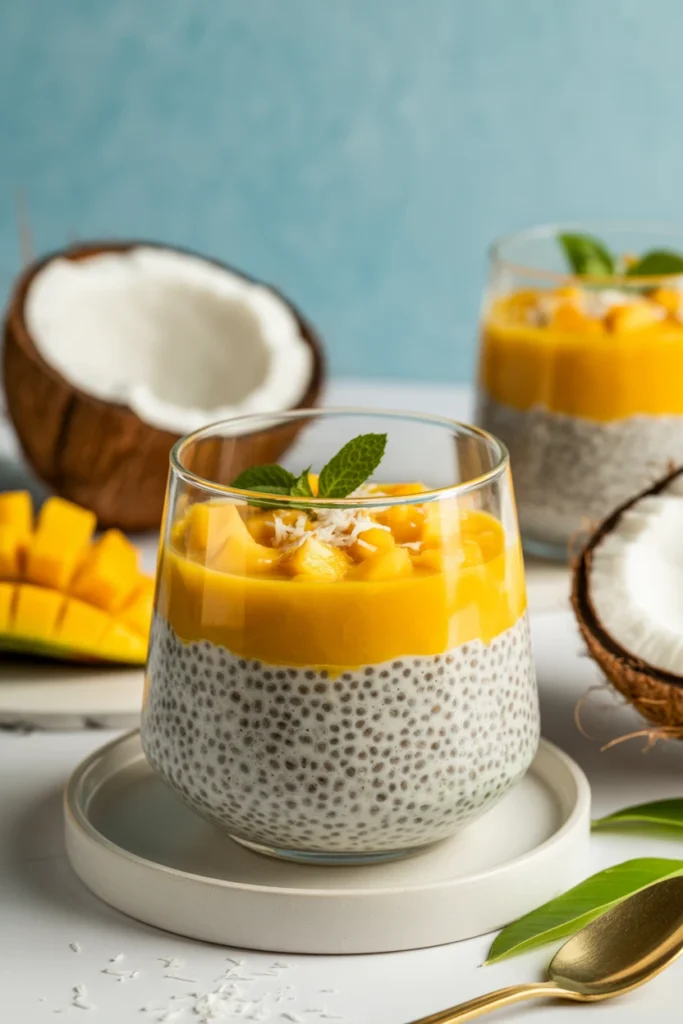 Coconut Mango Chia Pudding