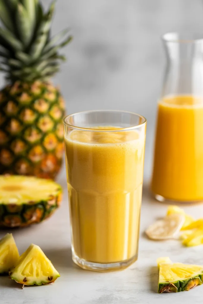 Ginger Pineapple Bloat-Buster Smoothie