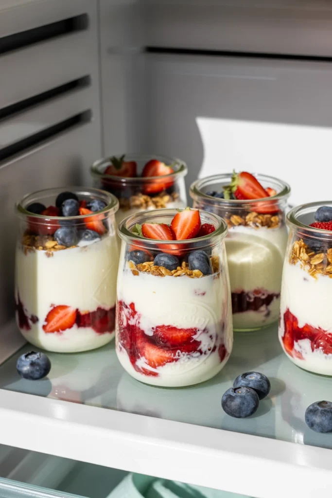 Greek Yogurt Berry Jars