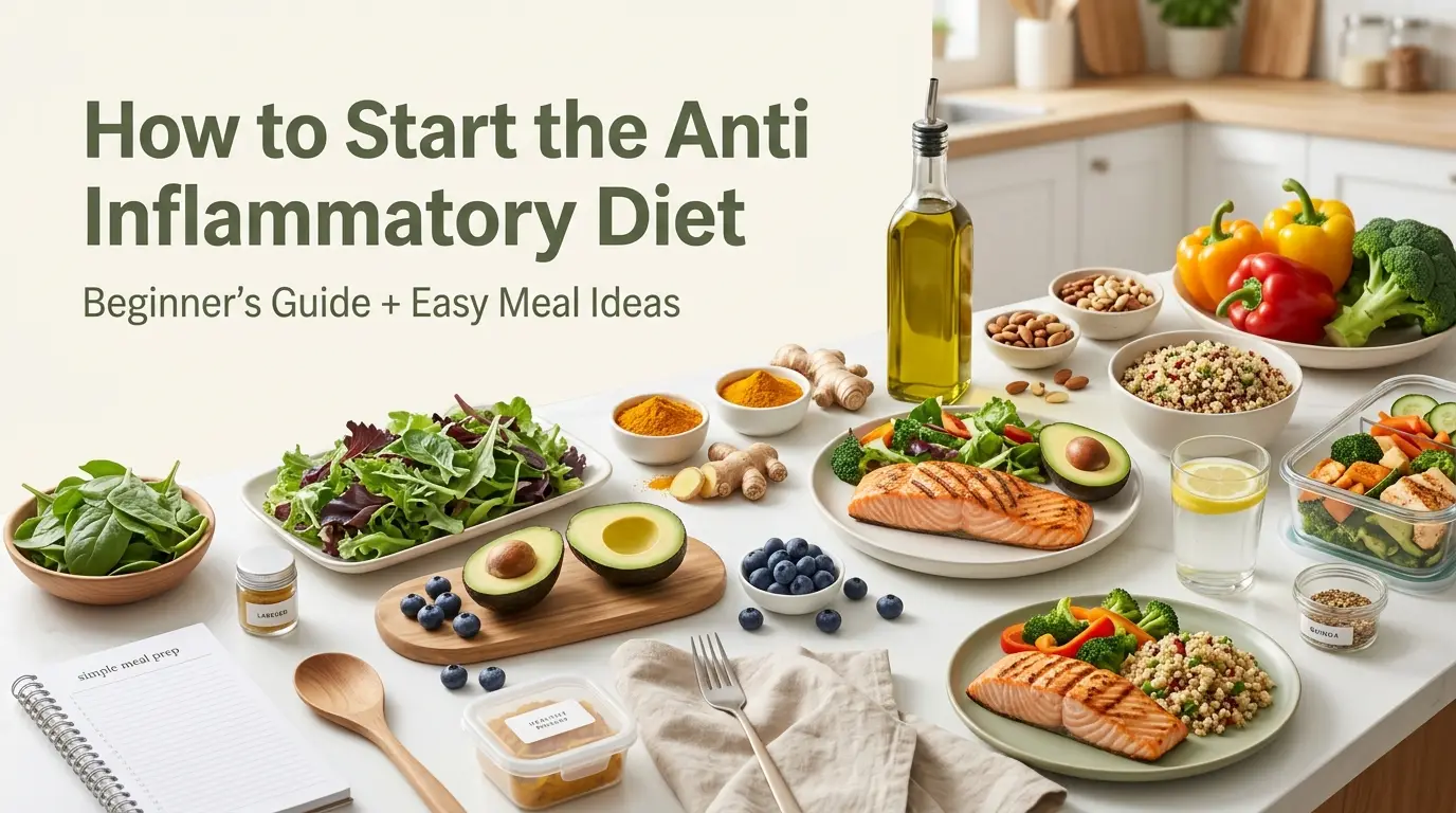 How to Start the Anti Inflammatory Diet (Beginner’s Guide + Meal Ideas)